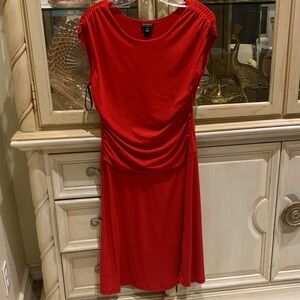 Enfocus Studio Asymmetrical Red Dress